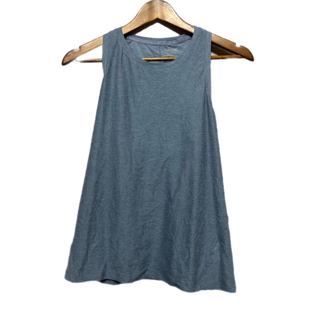 Athletic Works Tank Top Womens S Blue Excellent ButterCore Racerback Gym Shirt